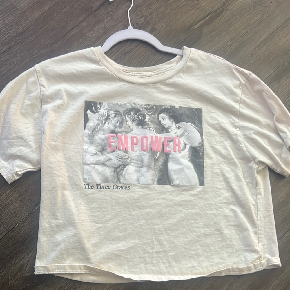 Empower Kids Graphic Tee - Cream